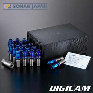 スープラ DB82/DB22/DB42 チタンレーシングボルト 7角チタンボルト ローレット M14-1.25 28mm 20本 DIGICAM デジキャン｜tokyocar