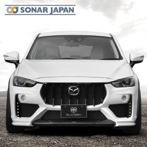 CX-3 フロントバンパー LED無 SilkBlaze シルクブレイズ GLANZENシリーズ エアロ 未塗装 代引き不可商品｜tokyocar