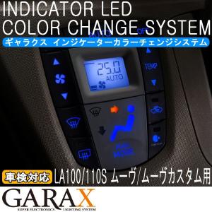 GARAX ギャラクス LA100ムーヴ/ムーヴカスタム インジケーターLEDカラーチェンジシステムエアコンパネル用｜tokyocar