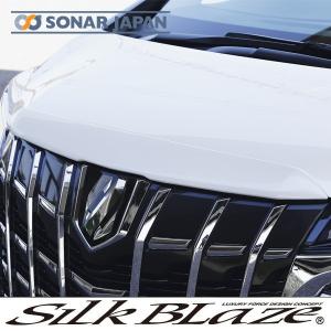 SilkBlaze シルクブレイズ エアロ 30系アルファードS後期 フードトップモール 未塗装 代引き不可商品｜tokyocar