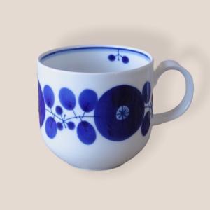 マグカップ おしゃれ 北欧 白山陶器 ブルーム リース マグ 花柄 波佐見焼 日本製 プレゼント