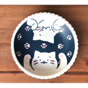 新品　デコレ　猫とお花 プレート　16cm A キャット　猫　ねこ　ネコ DECOLE（デコレ） 爆買 食器 お皿 猫 KISSA お花プレート Sサイズ 日本