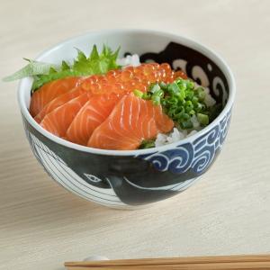 白波くじら クジラ 小丼 どんぶり 丼 小鉢 鉢 陶器 和食器 おしゃれ