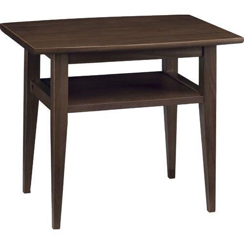 リビングテーブル　センターテーブル　幅60cm　木製テーブル　棚付　サイドテーブル　補助テーブル　事...