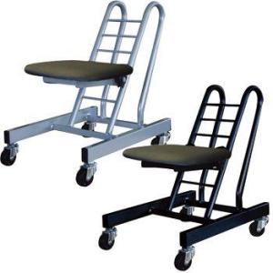 プロワークチェア　折り畳み椅子　日本国産　高さ調節可能チェア　耐荷重100kg　プロ用チェア　作業椅...