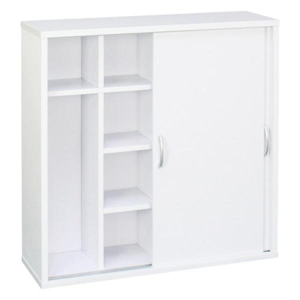 【即納】引戸式トイレ収納庫　TR-60　小物収納　トイレットペーパー収納　薄型奥行19cm　ミヤグチ...