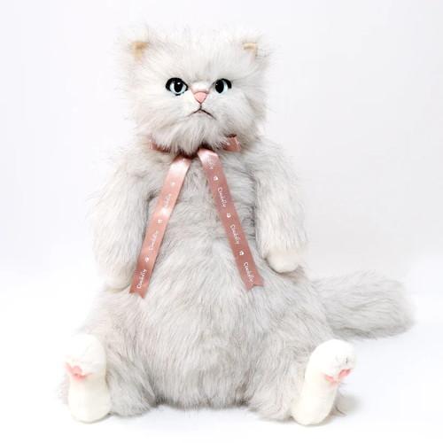 【送料・包装無料】Cuddly BeBe(ベベ) 淡灰/B モンマルトルの素敵な仲間たち 猫ぬいぐる...