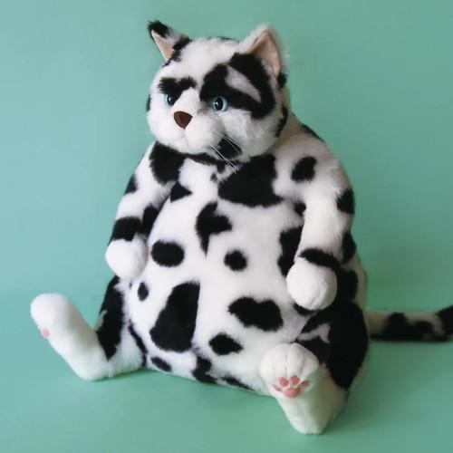 【送料・包装無料】Cuddly ポトフ ホルスタイン柄 モンマルトルの素敵な仲間たち 猫ぬいぐるみ ...
