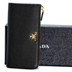 PRADA プラダ ラウンドファスナー長財布 L字ファスナー 1ML183 SAFFIANO CUIR NERO｜tokyoimport