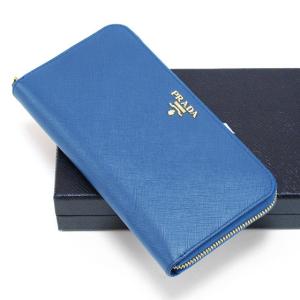 PRADA プラダ ラウンドファスナー長財布 サフィアーノ 1ML506 SAFFIANO METAL COBALT｜tokyoimport