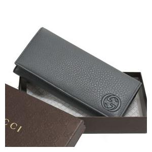 グッチ GUCCI 財布 メンズ レディース 長財布 グレー...