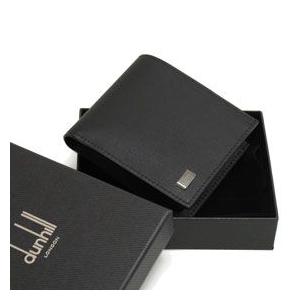 dunhill SCAR GUNMETAL BILLFORD WALLET ダンヒル バイフォルドウォレット 二つ折り財布｜tokyoimport