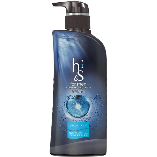 P&amp;G h&amp;sフォーメン ボリュームアップ プレミアムスカルプケアシャンプー 370ml