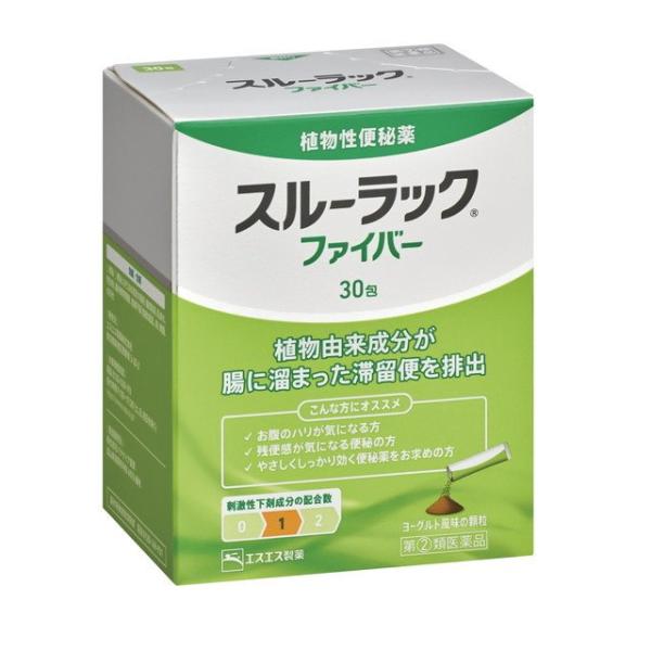 【第2類医薬品】エスエス製薬 スルーラックファイバー 30包