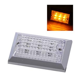 LED ストライプマーカー 反射板付き DC-24v クリア/アンバー