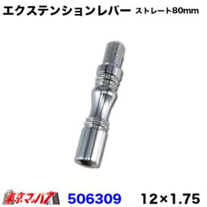 エクステンションレバー ストレート 80mm 12×1.75　トラック用品