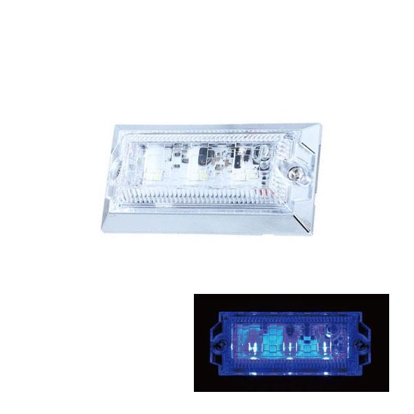 534541　LED3 ミニフラットマーカーNEO ネオ 24V クリアーレンズ/ブルー ジェットイ...