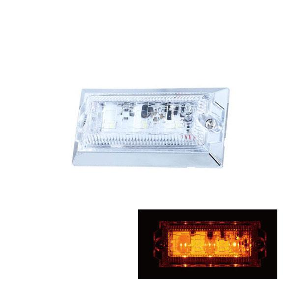 534542　LED3 ミニフラットマーカーNEO ネオ  24V クリアーレンズ/アンバー ジェッ...