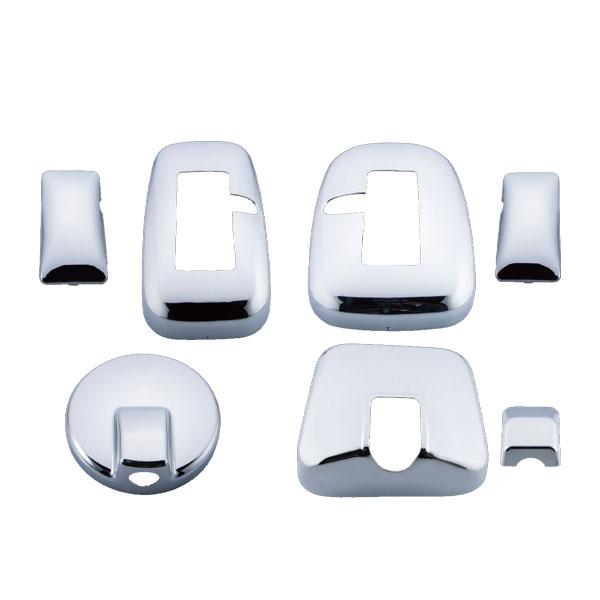 メッキ　ミラーカバー4点セット　いすゞ07フォワード　SEカスタム車 電動リモコンミラー車　ジェット...