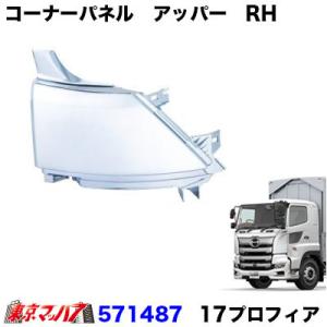 トラック用品 メッキ フェンダーアッパーパネルセット 日野グランド