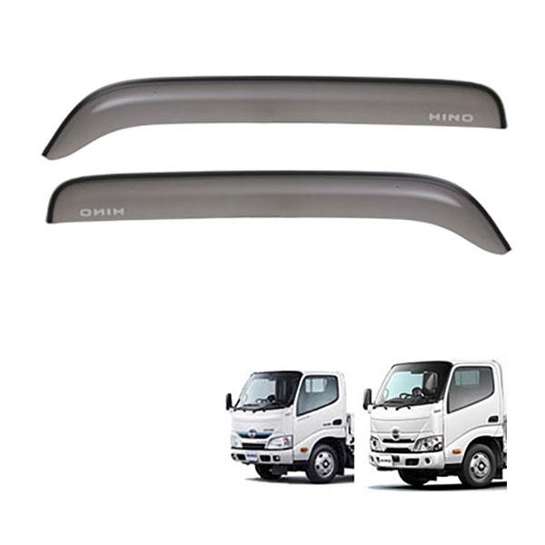 アクリルドアバイザー 日野エアループデュトロ標準【ワイドビューピラー用】　トラック用品 10S