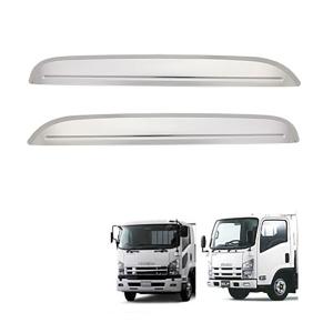 JI-4564 ステンレスドアバイザーWキャブ 後部席 いすゞエルフ/PMエルフ