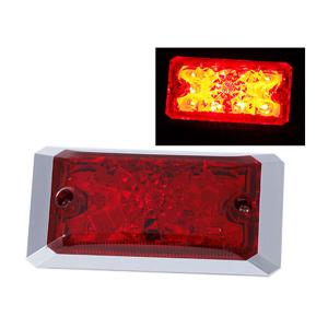 トラック用品　JB激光LED角BIGマーカー レッド マーカーランプ