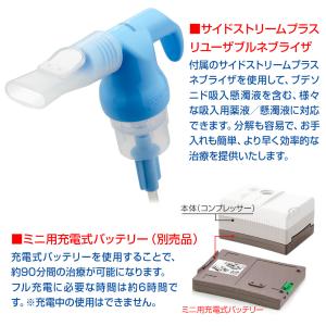 吸入器 イノスパイアミニ コンプレッサ ネブラ...の詳細画像3