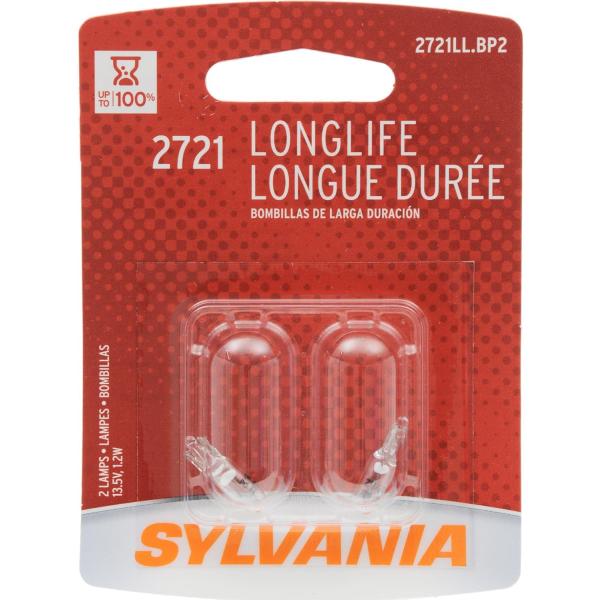 Sylvania 2721 ロングライフミニチュア電球、( 2電球)　並行輸入品