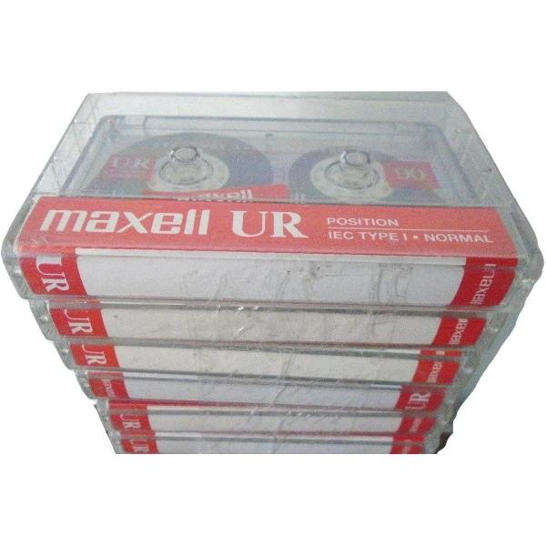 Maxell UR-90 ブランクオーディオカセットテープ - 8パック　並行輸入品