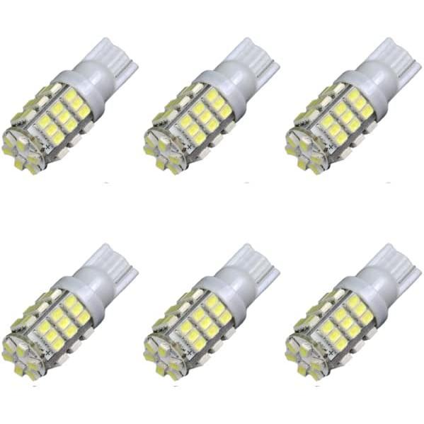 Jtech 6x T10 42-SMD LED White Car RV Camper Traile...