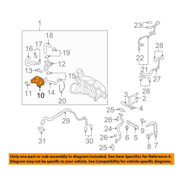 Volkswagen Genuine OEM 06H145710C VALVE 並行輸入品