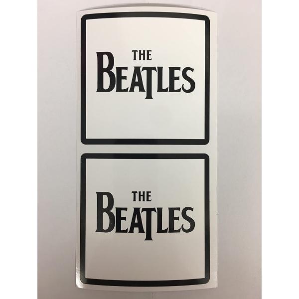 2 the beatlesホワイト正方形デカールby sbddecals. Com　並行輸入品