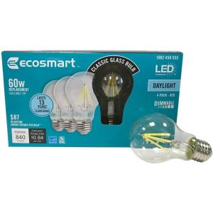 Ecosmart 60W LED Daylight Vintage A19 (60)　並行輸入品