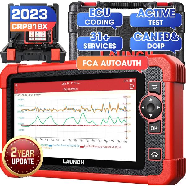 Launch X431 CRP919X OBD2 Scanner: 2023 Bi-Directio...