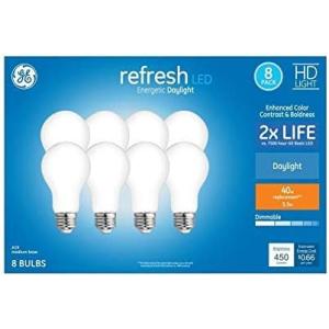 GE Refresh 40-Watt EQ Daylight Dimmable Light Bulb...