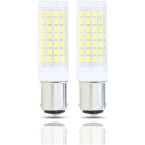 Lamsky Ba15d LED電球 7W B15 ダブルコンタクトバヨネットベース 120V 昼白...