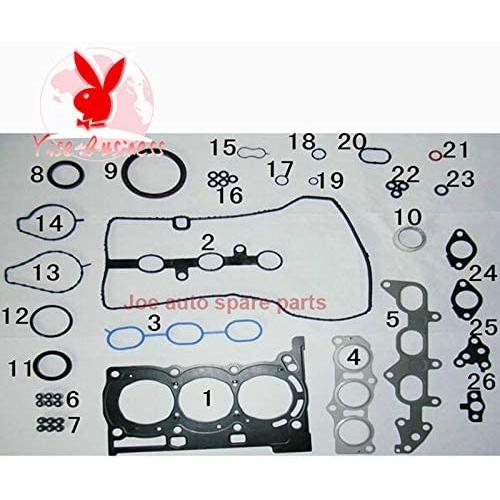 yise-P343 1KRFE 1KR Engine Full gasket set kit for...