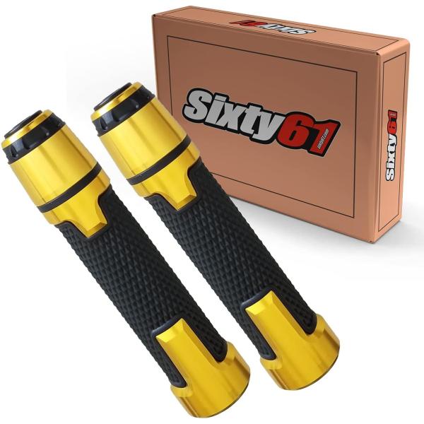 Sixty61 Gel Hand Grips for Suzuki GSXR 600 750 Bla...