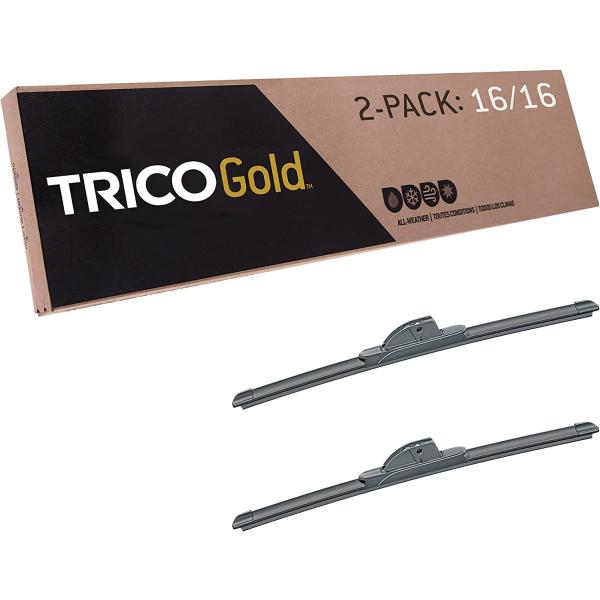 TRICO ゴールド 18-1616 ビームワイパーブレード - 16インチ + 16インチ 2個パ...