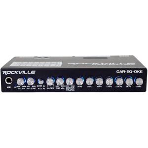 Rockville CAR-EQ-Oke Car Audio 7 Band Equalizer w ...