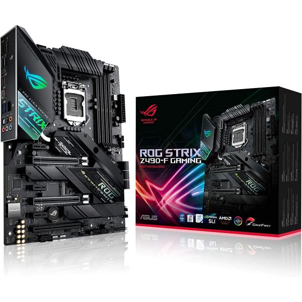 ASUS ROG STRIX Z490-F GAMING LGA 1200 (インテル第10世代) ...