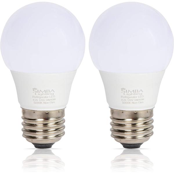 Simba Lighting LED A15 Refrigerator Light Bulbs (2...
