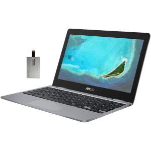 2020 ASUS Chromebook 11.6インチHDノートパソコンコンピュータ、Intel Celeron N3350プロセッサ、4GB RAM、16GB eMMC、HD Webcam、ステレオスピーカー、Intel
