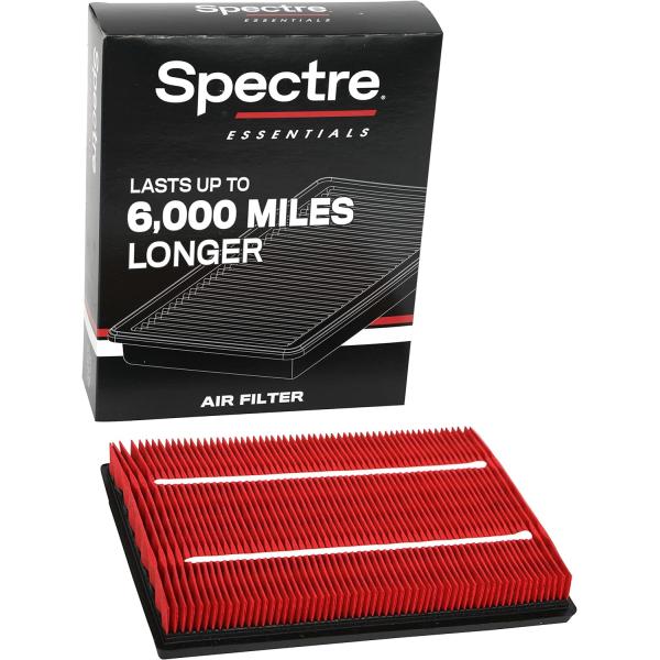 Spectre Essentialsエンジンエアフィルター:プレミアム、50%長寿命:2012-20...