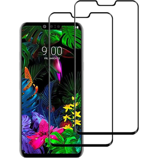 AISELAN LG G8 ThinQ フルカバースクリーンプロテクター ガラス [2枚] プレミア...