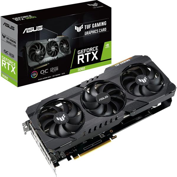 ASUS TUF Gaming NVIDIA GeForce RTX 3060 V2 OCエディショ...