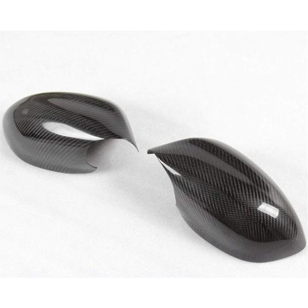 Rearview Carbon Fiber Side Mirror Cover Caps Fit f...