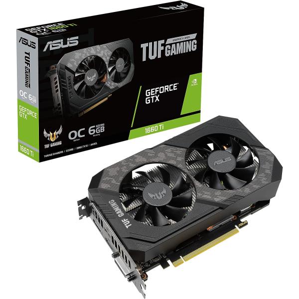 ASUS TUF Gaming NVIDIA GeForce GTX 1660 Ti EVO OCエ...