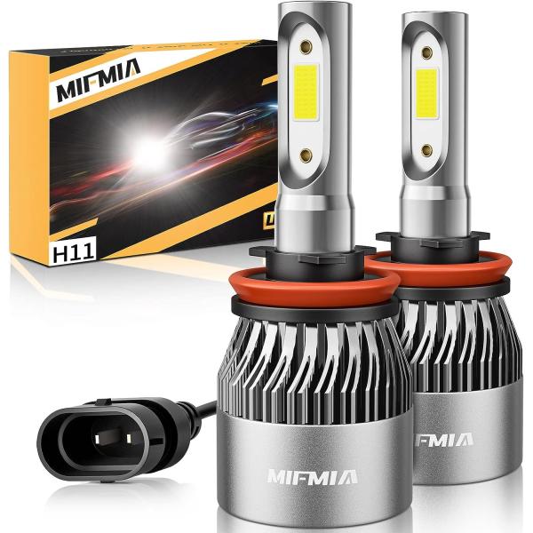 MIFMIA H11 LED Headlight Bulbs  15000 Lumens 500% ...